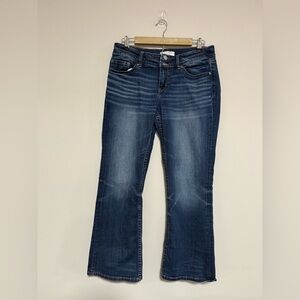 BKE Stella Blue Slim Fit Low Rise Bootcut Jeans Size 30